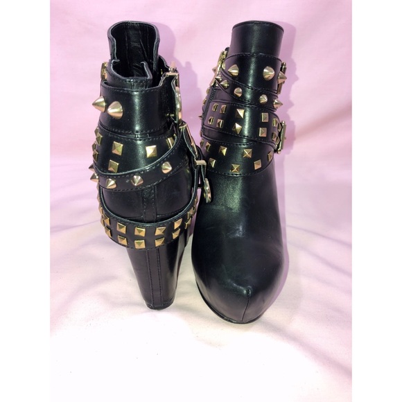 BCBGeneration Shoes - BCBGeneration Aspen Studded Wedge Bootie